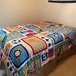 Boys Sports Bedding Set